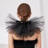 Multipurpose Jabot Collar Lace Puff Collar for Masquerades Parties Cosplay Event Costume Neckwear Collar for Roleplay