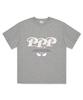 PAGESIISII Ppp Flower Logo Print Short Sleeve T-Shirt [4 Colors]