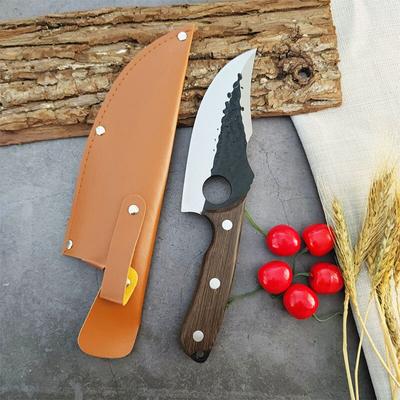 Handgefertigtes Schmiede-Fleischbeil, Schneidemesser, Küchenchef-Messer, Ausbeinmesser, Gemüseschneider
