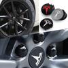 4pcs 56mm Car Wheel Center Hub Caps Cover Stickers For Model 3 Model S Model X Model 2020 2021 2022 Roadster Invader Coil