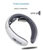 Electromagnetic Heat Neck Massager with Electric Pulse Therapy