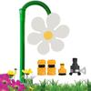 Blumenwasser-Sprüher Blumen-Sprüher mit Erdspieß 360 Grad drehendes Hofbewässerungssystem zum Bewässern Spielen Bauernhof