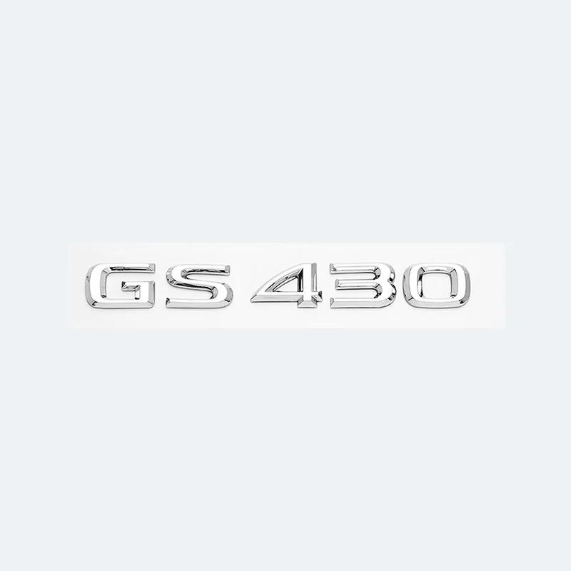 Chrome Black 3D Letters GS200t GS250 GS300 GS400 GS460 GS450h Emblem Car Trunk Logo Sticker Accessories For Lexus GS Series