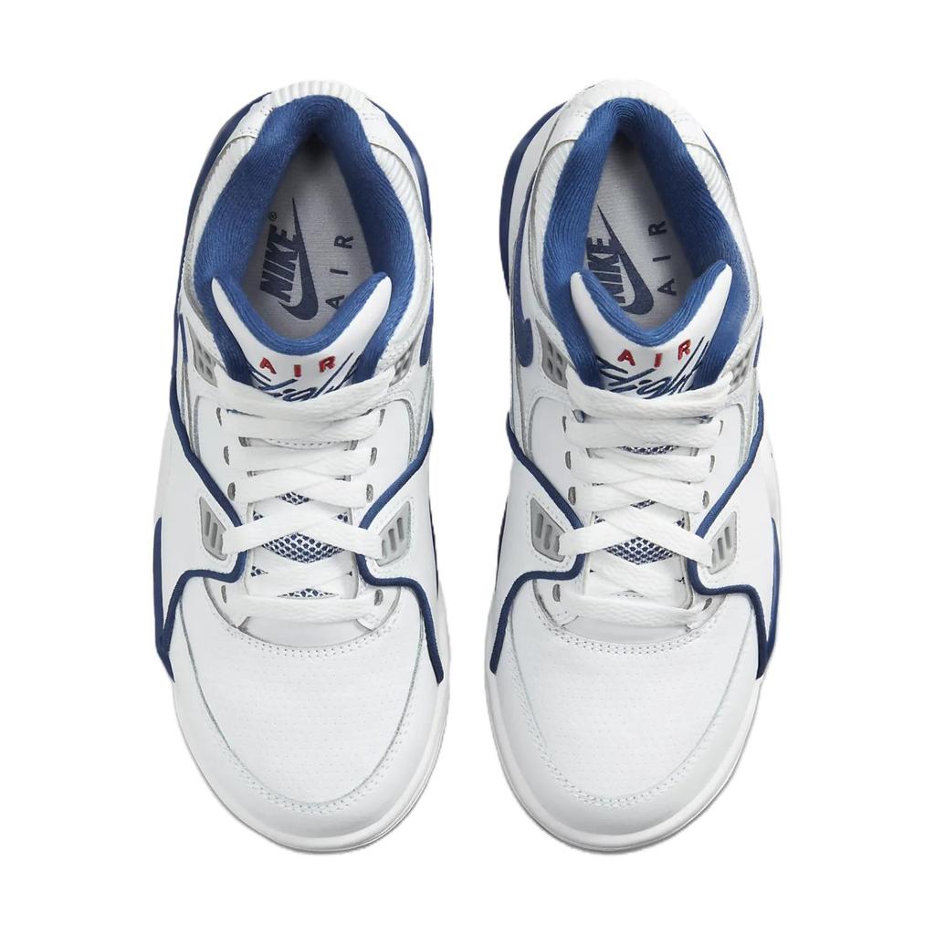 Nike Air Flight 89 GS Dark Royal Blue Kids Sneakers White Wolf-Grey Varsity-Red HF0406-103