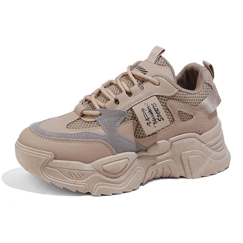 New spring platform dad shoes casual spring and autumn mesh breathable sports K
