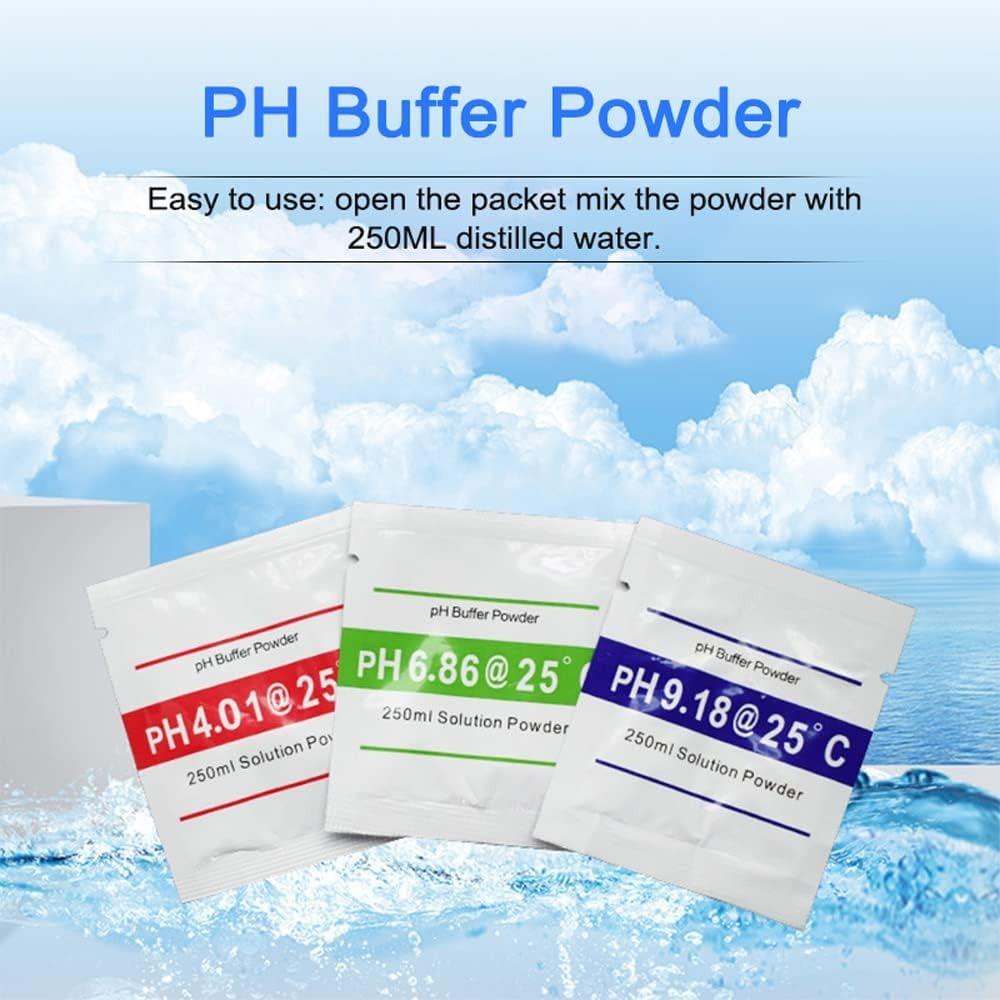 15pcs PH 6.86 PH Meter Calibration Solution Powder PH Calibration Powder Packets  For PH Tester