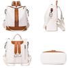 Multifunctional Anti Splash Large Capacity Backpack Women's Designer Brand Backpack Girl School Bag New High Quality Leather Bag Pack