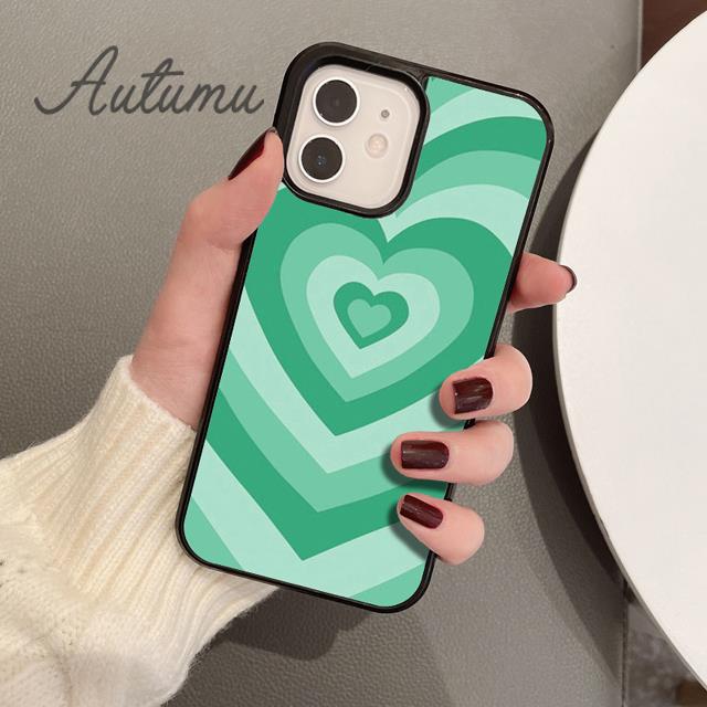 Illusion Herzen Handyhülle für iPhone 11 12 13 14 Pro Max mini X XR XS SE 2020 5 6S 7 8 Plus Samsung Galaxy S21 S22 Hülle