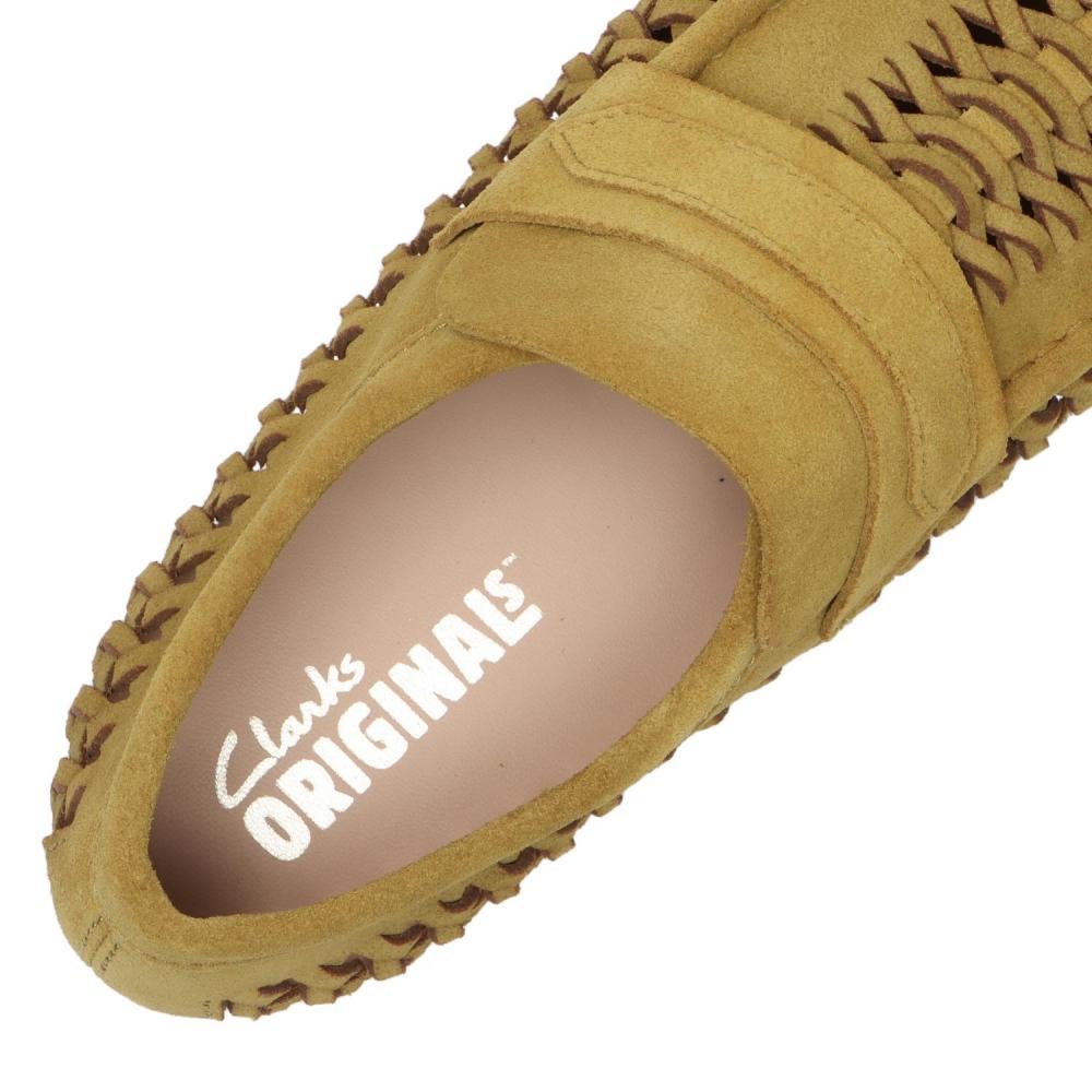 Clarks Wallabee Loafer Weave 26175778 Olive Suede