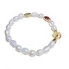 Zhuji Freshwater Baroque Pearl Bracelet - Elegant French Style Women's Gift