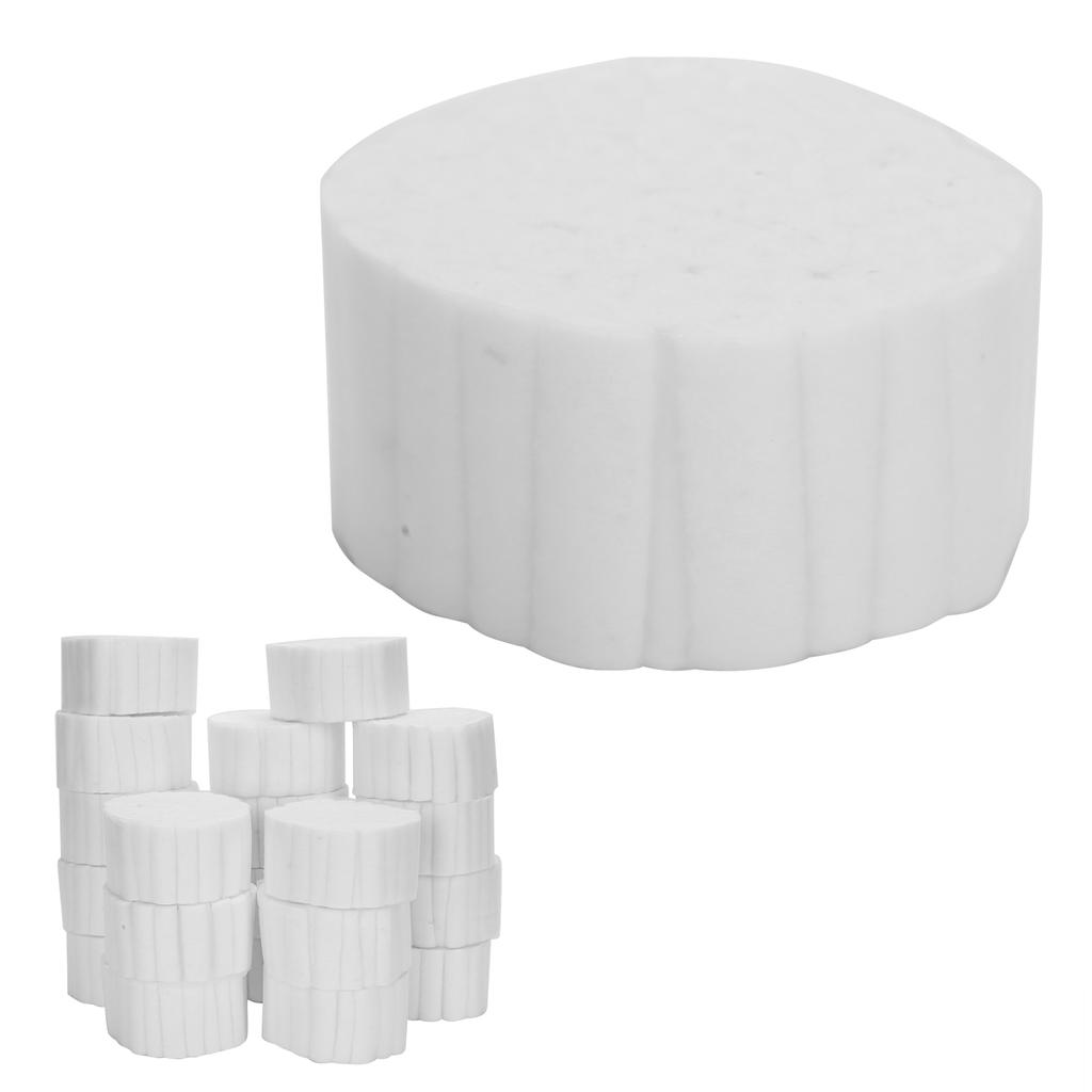 100pcs Bag Dental Rolled Cotton Balls Natural Dental Cotton Rolls High Absorbent Cotton