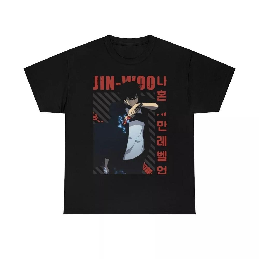 Solo Leveling - Jin-Woo Sung Essential T-Shirt UNISEX All Size Unisex T-Shirt S