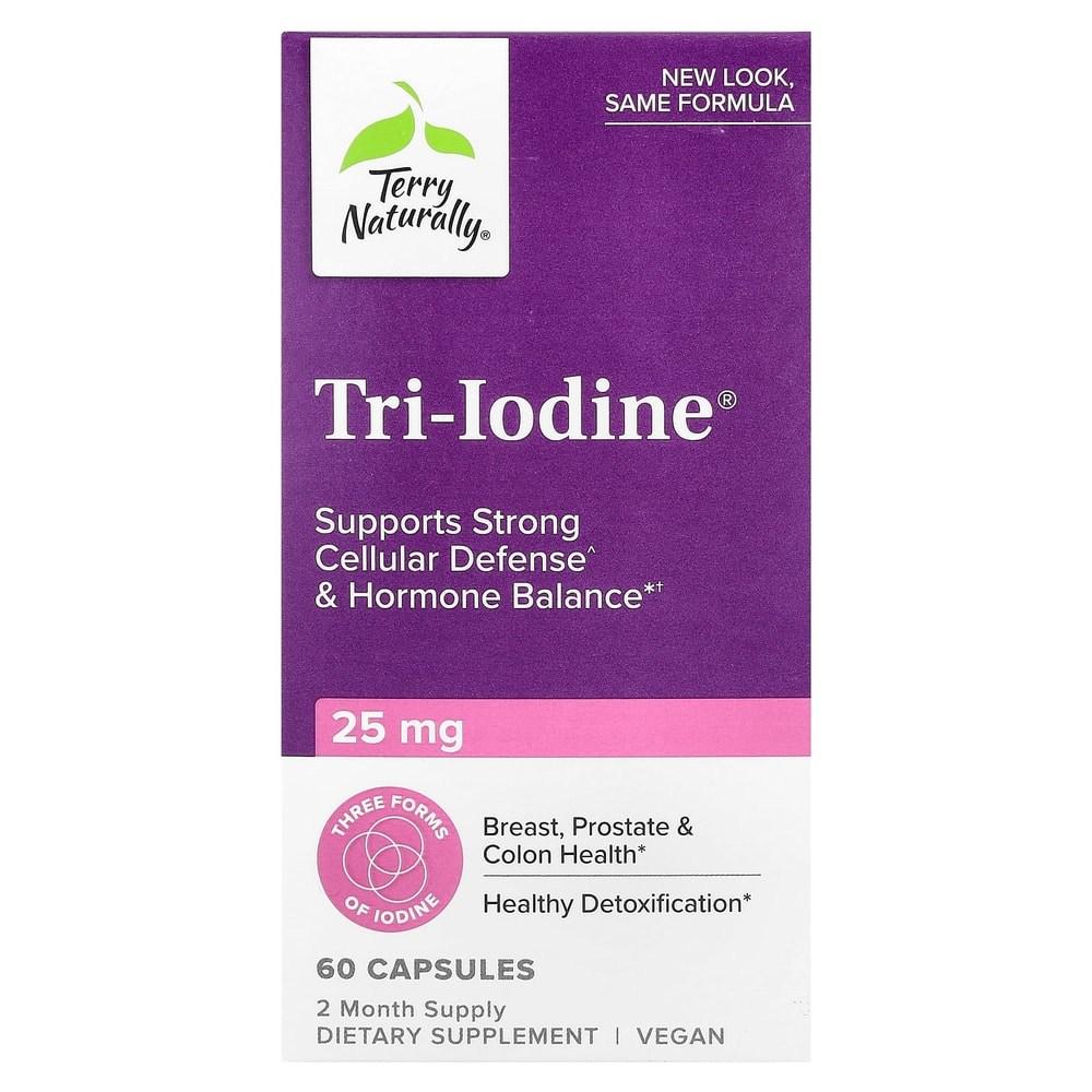 Terry Naturally Tri-Iodine 25 Mg 60 Capsules 1 Pcs