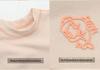 Velvet Warm Underwear Set for Junior High Teens - Half-High Collar Top & Pants