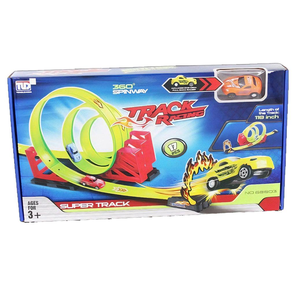 Inertial Car Race Track For Children 300 Cm + Car