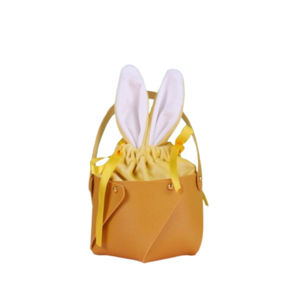 Cute Candy Drawstring Bag Festival Mini Handbag Creative Easter Bunny Ear Gift Bag  Kids Gifts
