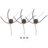 A84X-3 Pcs Ze-208S E89885 3 Speed 4 Wire Pull Chain Switch Ceiling Fan Light Switch Replacement Part