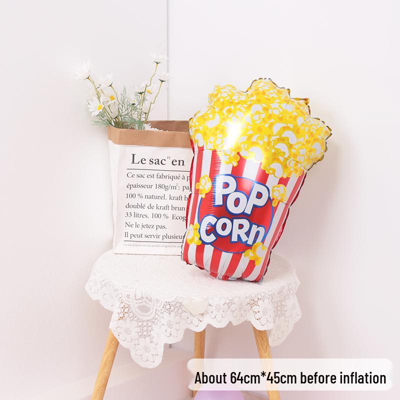 Cartoon Donut Number Balloon for 1st Birthday Party Decorations and Photo Props