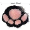 Furry Doll Cat's Paw Stuffed Keyring Stuffed Animal Plush Cat's Paw Pendant  Bag Ornaments