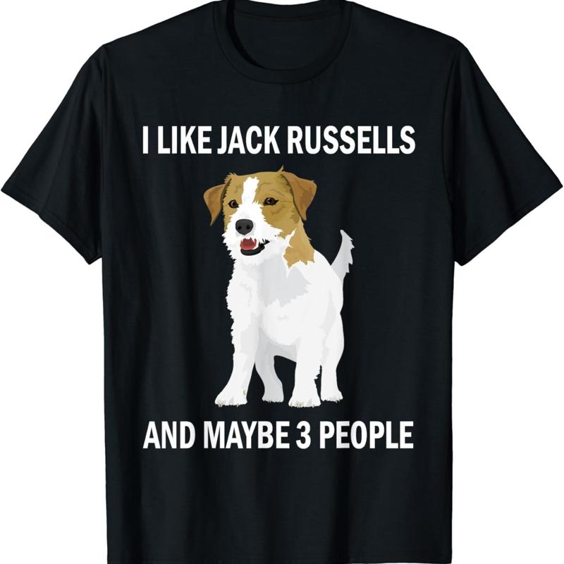 

I Like Jack Russells T Shirt Funny Dog Owner Pets Lover 5XL різнокольоровий