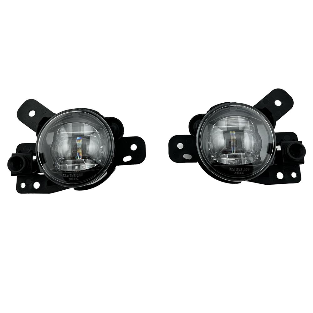 1 Set Car Front Left and Right Side Fog Lights & Bezels For GMC Canyon 2023 2024