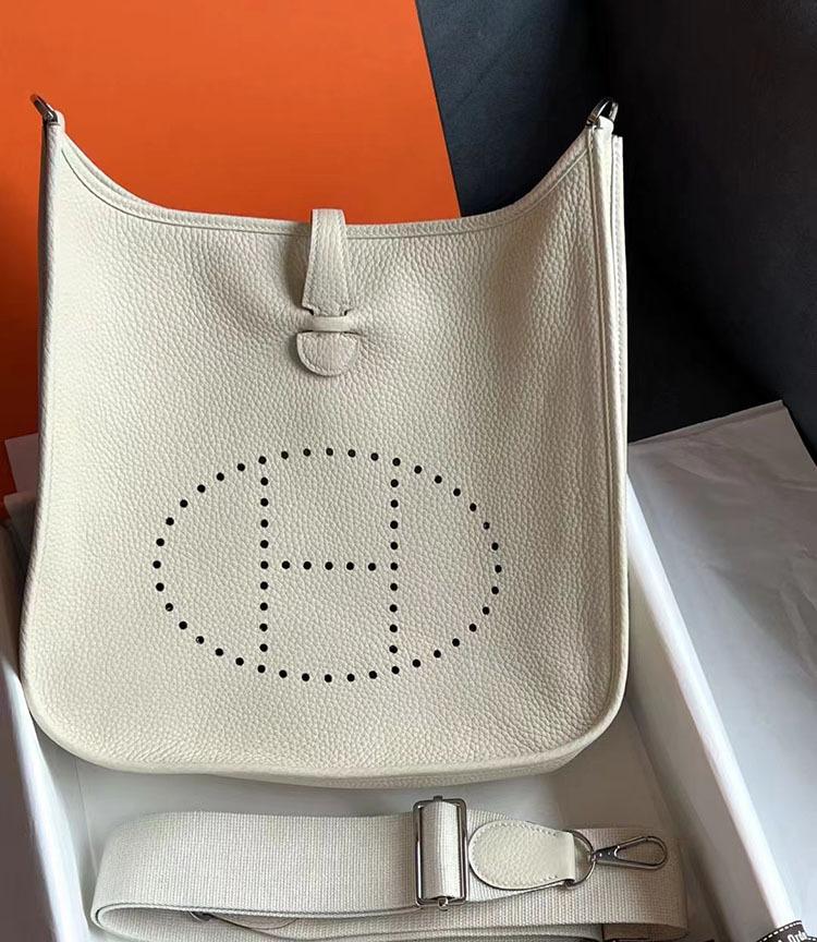 High End High Grade Voskovaná nit Vrchní vrstva TC Hovězí kůže Evelyn Dámská Jednoramenná Crossbody Kbelíková taška Lehký Luxus