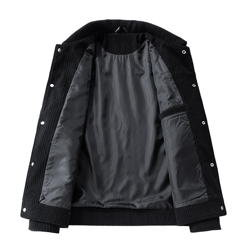 Spring and Autumn Jacket New Fashion Fashion Men's Loose American Top Jacket Lapel Temperament Casual