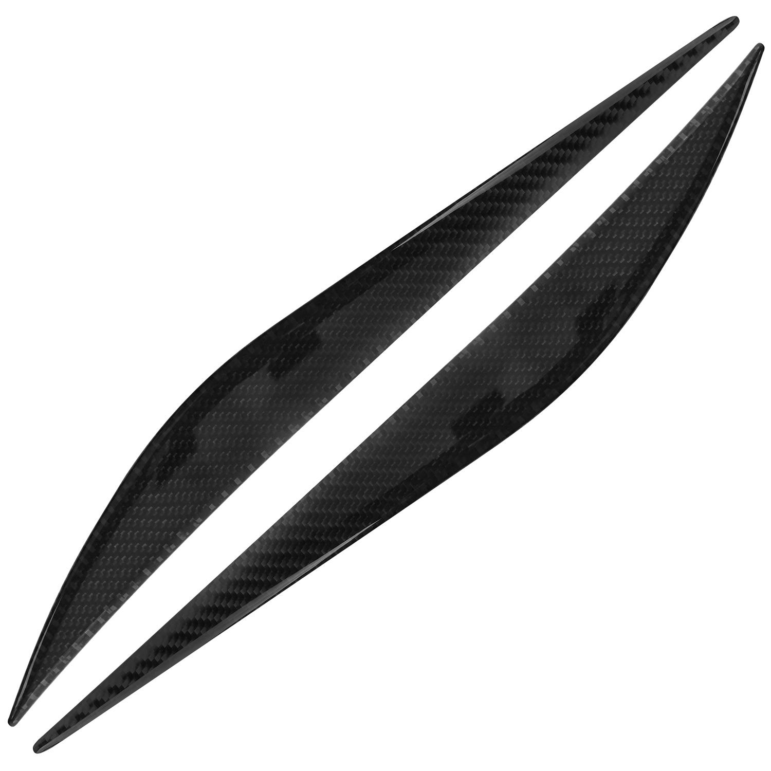 

2 шт. автомобильные фары из углеродного волокна, наклейки для бровей, маска, украшение для BMW 3 серии F30 F35, авто свет 2pcs