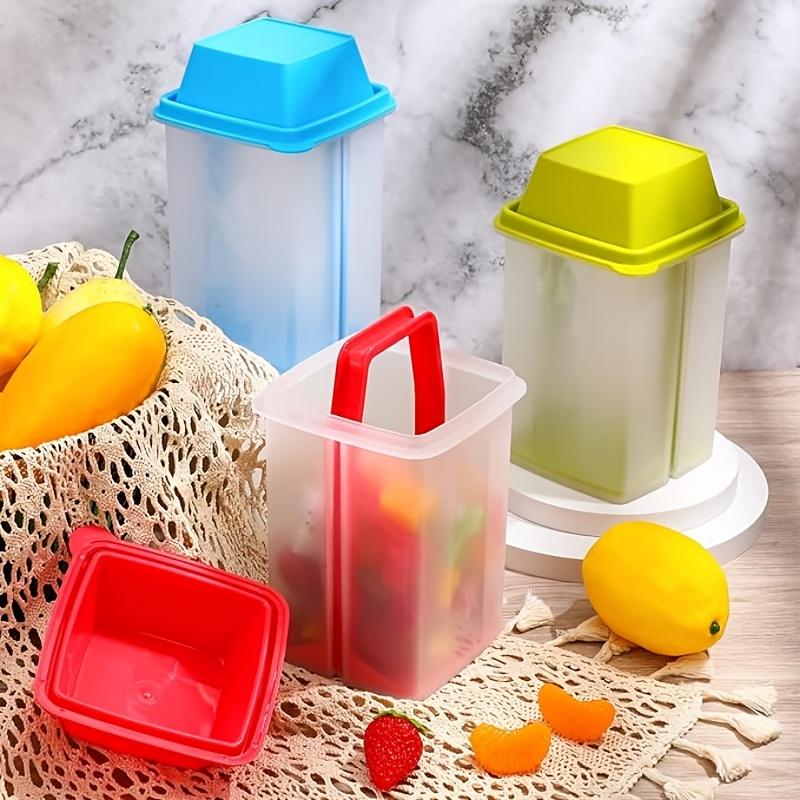 Reusable Pickle Jars - BPA Free Pickles Container with Strainer for Mess-Free Storage of Condiment Food-Easy To Open Lid Design