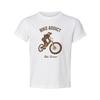 Bike Addict Graphic T Shirt With Bicycle Silhouette And Bike Forever Motto For C