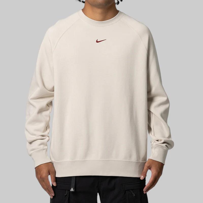 Nike X Drake Nocta Collaboration Crew Logo Letter Raglan Long Sleeve Sweatshirt Men sweatshirt FN8160-104