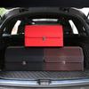 Collapsible Car Storage Organizer Box With Lid - Portable Multipurpose Car Trunk Boxs For Shopping Camping Picnic Waterproof Bag