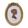 Retro Picture Frame,Decorative Photo Frame Antique Ornate Oval Photo Frame for Tabletop and Wall Display Home Decors