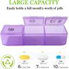 Weekly Pill Box 7 Day 21 Compartment Tablet Organiser Medicine Storage Dispenser