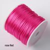 New Small 7# Chinese Knot Rope: Taiwan Silk Red Thread for Weaving Waist Chain