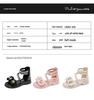 Summer 2025 Girls' Cute Princess Open Toe Sandals – Soft Sole, Perfect for Little and Big Kids At the Beach.