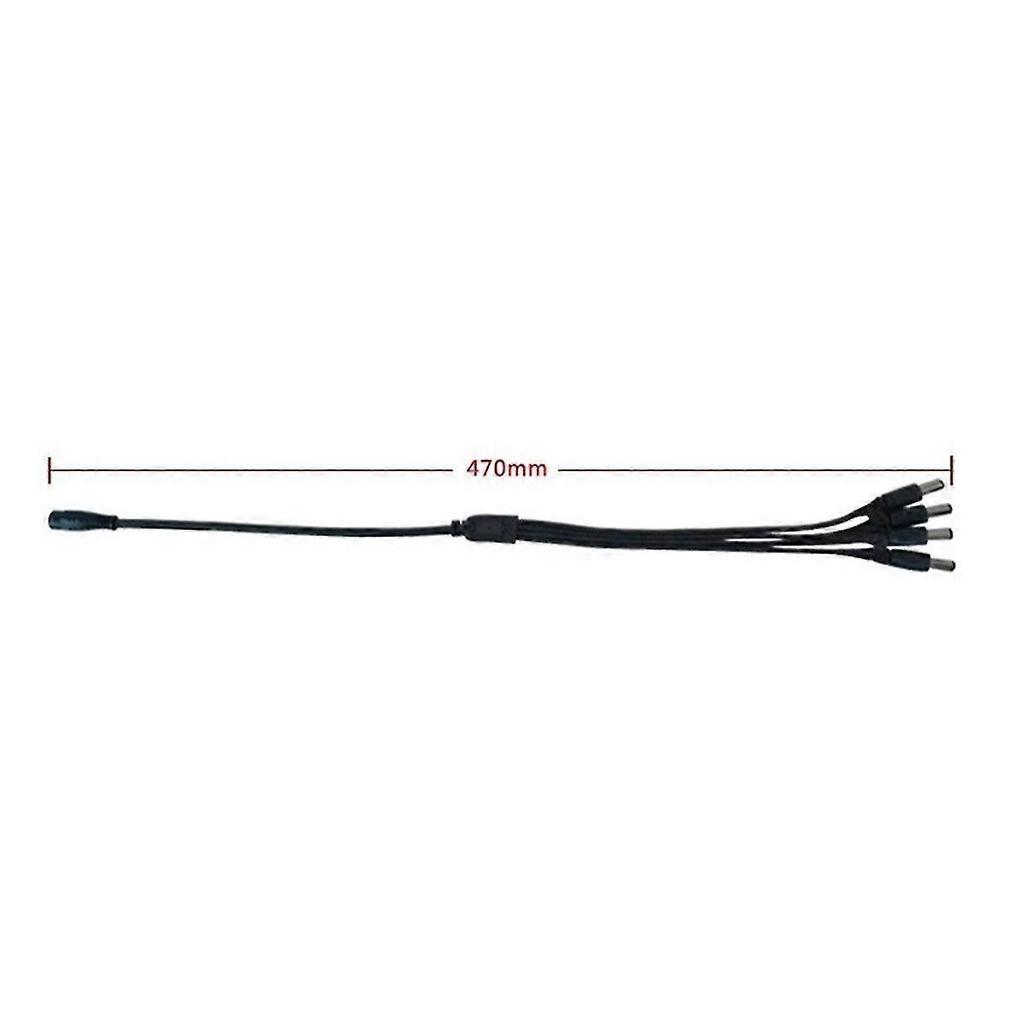 Dc 1 In 4 Power Cable 1 In 4 Out Branch Cable 12v To Centralized Power Supply Monitoring Camera Acc