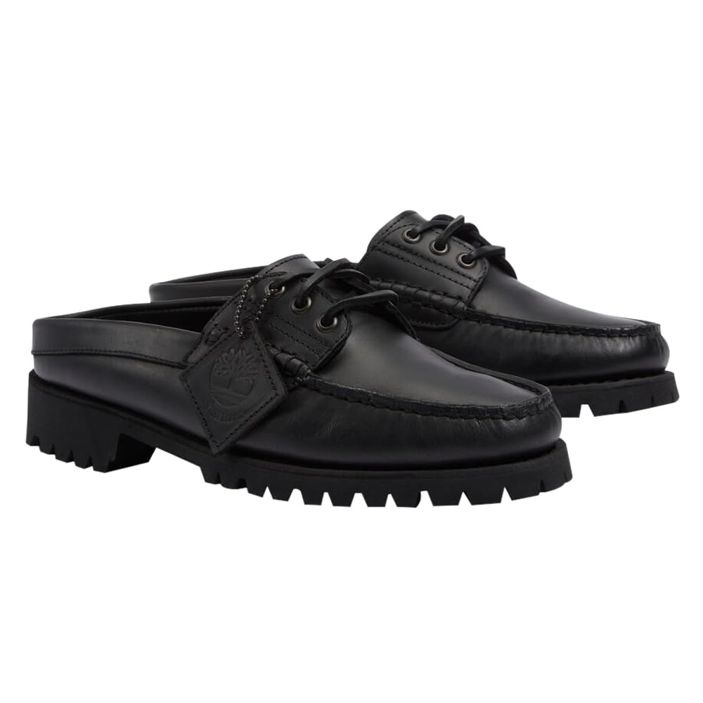

Timberland Men s Three-Eye Vibram Sole Mules, Black Full Grain, Size 7.0 (TB0A6ETDW021), Size 25.0cm