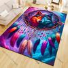 15 Sizes Wolf Head Dream Catcher Carpet Fashion Mat Non -slip Carpet Rug Outdoor Carpet Door Mat Play Mat Baby Birthday Gift