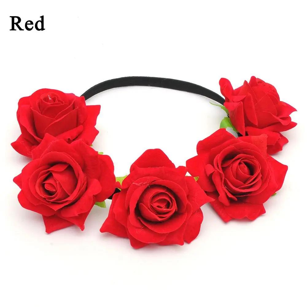 1PC Elegant Bridal Rose Flower Hairpins Barrette Wedding Bridesmaid Brooches Party Fashion Hair Clips Hair Styling Accessories