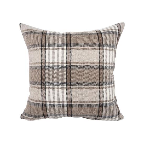 Ретро Клетчатая Наволочка Машинная Стирка Подушка-Плед Декоративная Наволочка на Подушку с Скрытой Молнией для Дивана Кушетки Дома Декор Спальни 40x40cm
