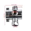 3 Way T-adapter for Valve For Toilet Bidet Shower for Head Diverter for Valve 1/