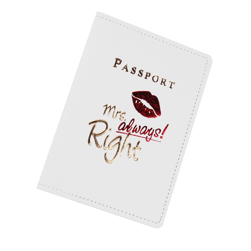 Mr. Mrs. Passport Holder Bridal Shower Gifts Leather Passport Covers Wedding Honeymoon Travel Essentials for Bride Groom