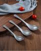 Retro Stainless Steel Spoon Soup Lightweight Portable Picnic Camping Food Spoon Home Kitchen Restaurant Hotel Spoons Tableware