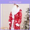 Christmas Santa Claus Costume With Hat Beard And Gloves Bag For Holiday Performances And Celebrations