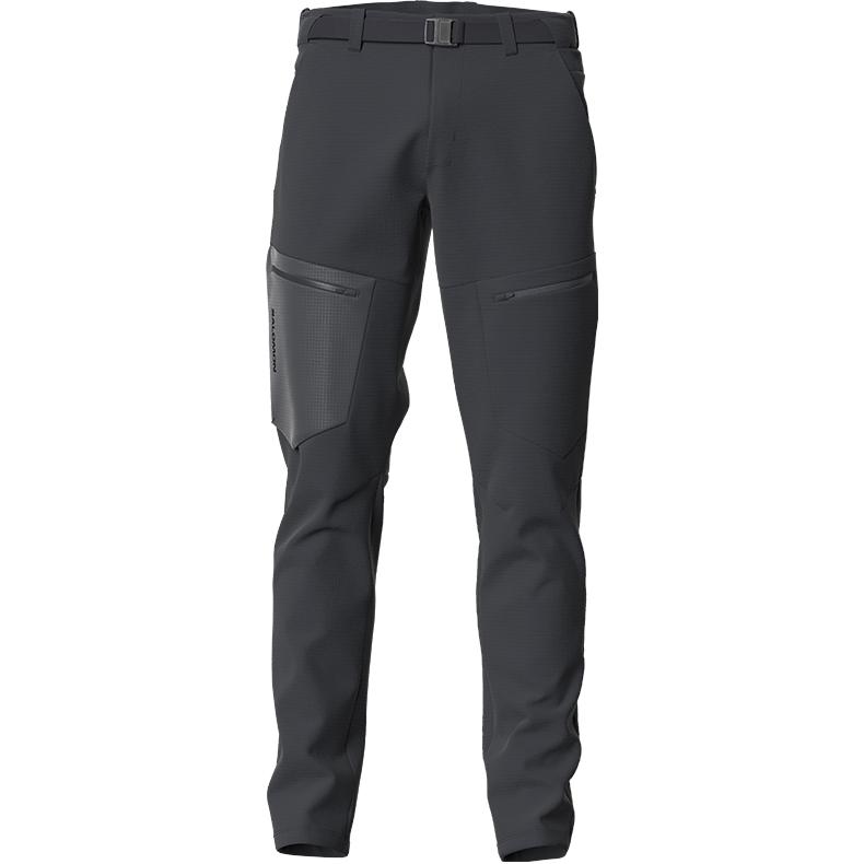 

Salomon Outerpath Minimalist Comfortable Water-Resistant Hiking Straight-Leg Casual Pants Men bottoms Deep-Black C22122 M