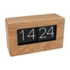 Auto Flip Desk Clock Innovative Minimalist Retro 24 Hours Automatic Digital Table Clock for Living Room Bedroom Study Room