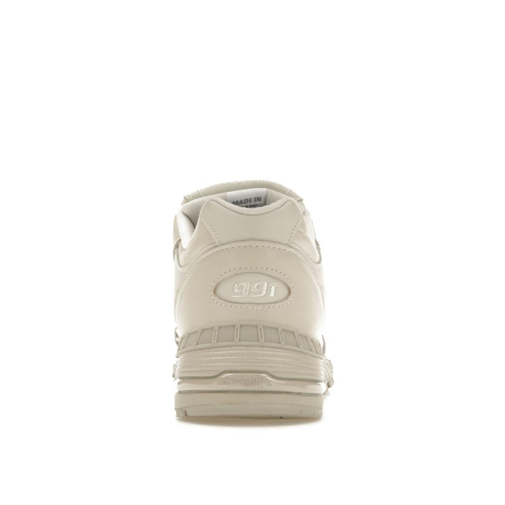 New Balance 991 Made In England Contemporary Luxe Men Sneakers White Light-Grey Moonbeam M991OW