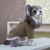 Pet Dog Cotton Blend Coat Small Breeds Casual Two-Leg Outerwear Fall Winter All Season