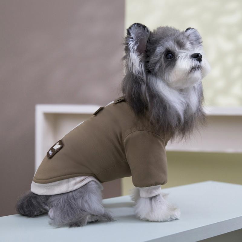 Pet Dog Cotton Blend Coat Small Breeds Casual Two-Leg Outerwear Fall Winter All Season